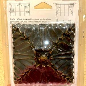 NWT Drapery Curtain Holdbacks